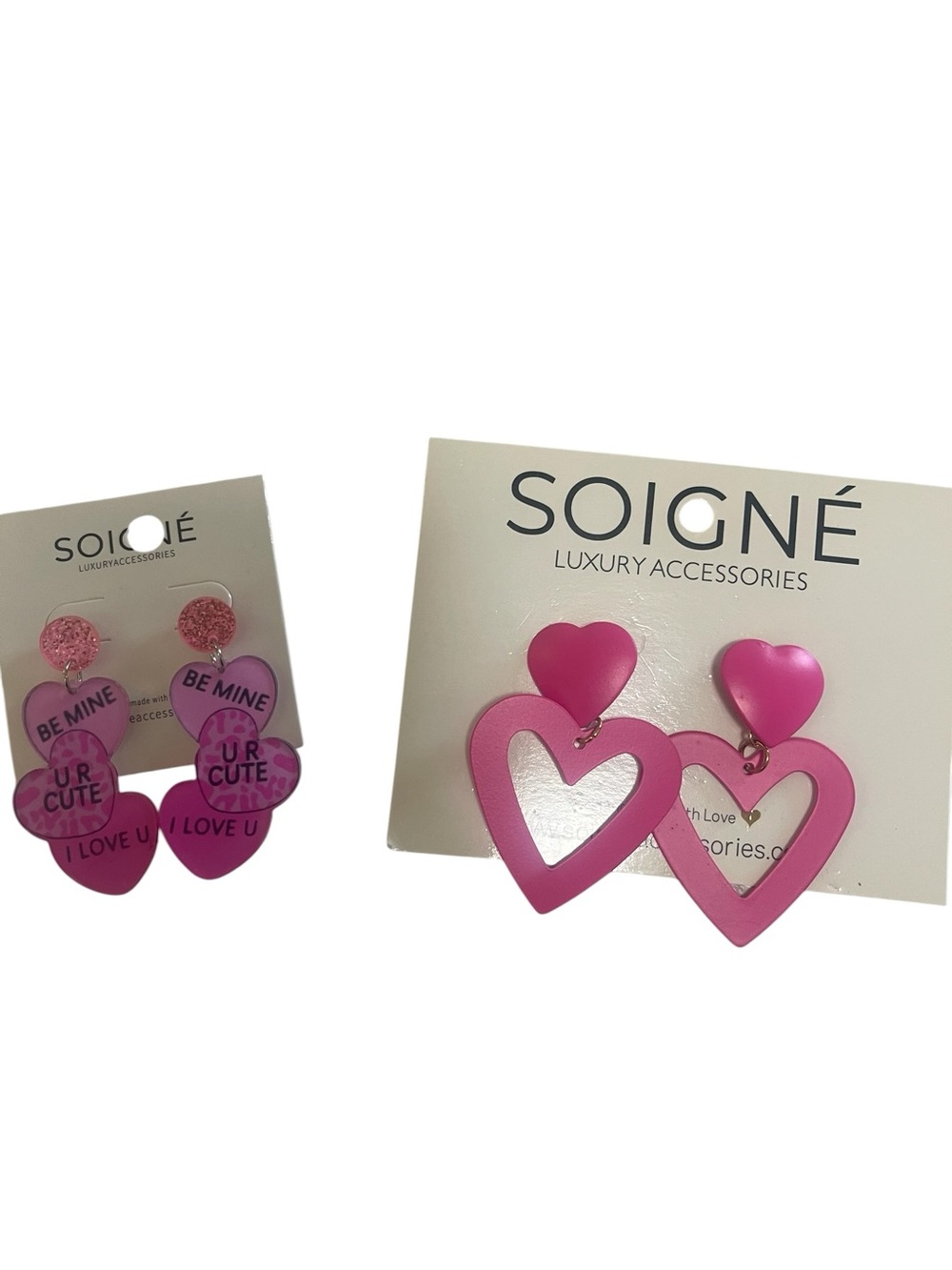 Soigne Heart Earring Bundle